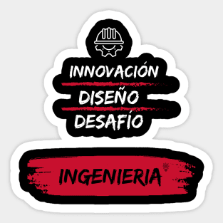 Ingenieros Tee-Los creadores del mundo. Sticker